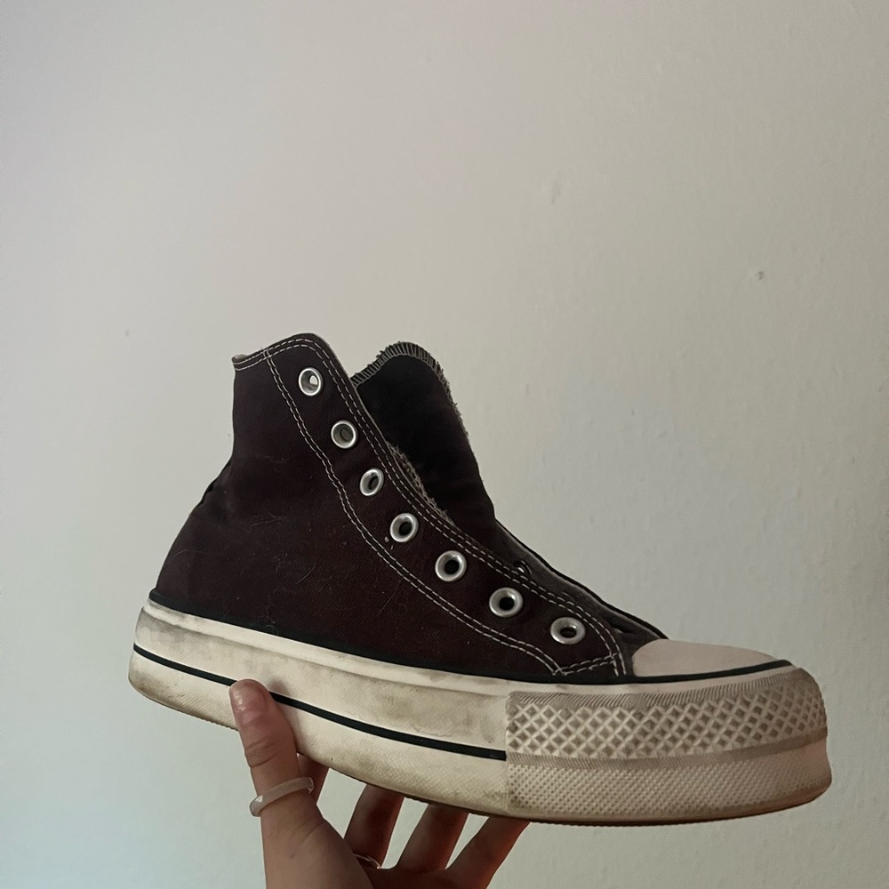 Dark Brown Converse